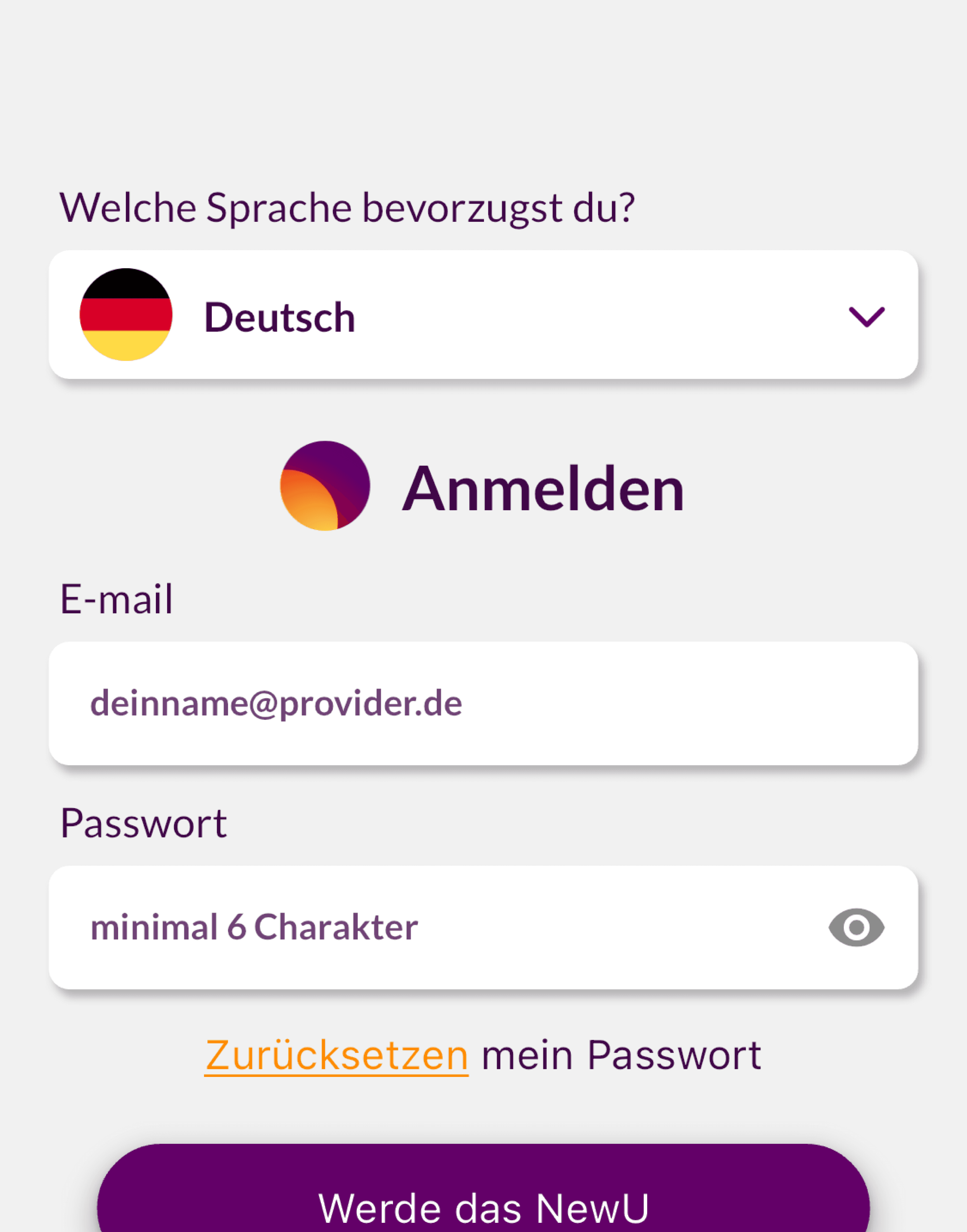 Login Screen