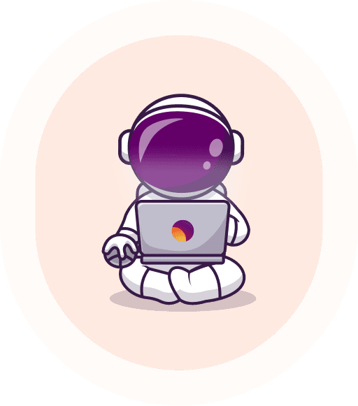 Astronaut met jetpack