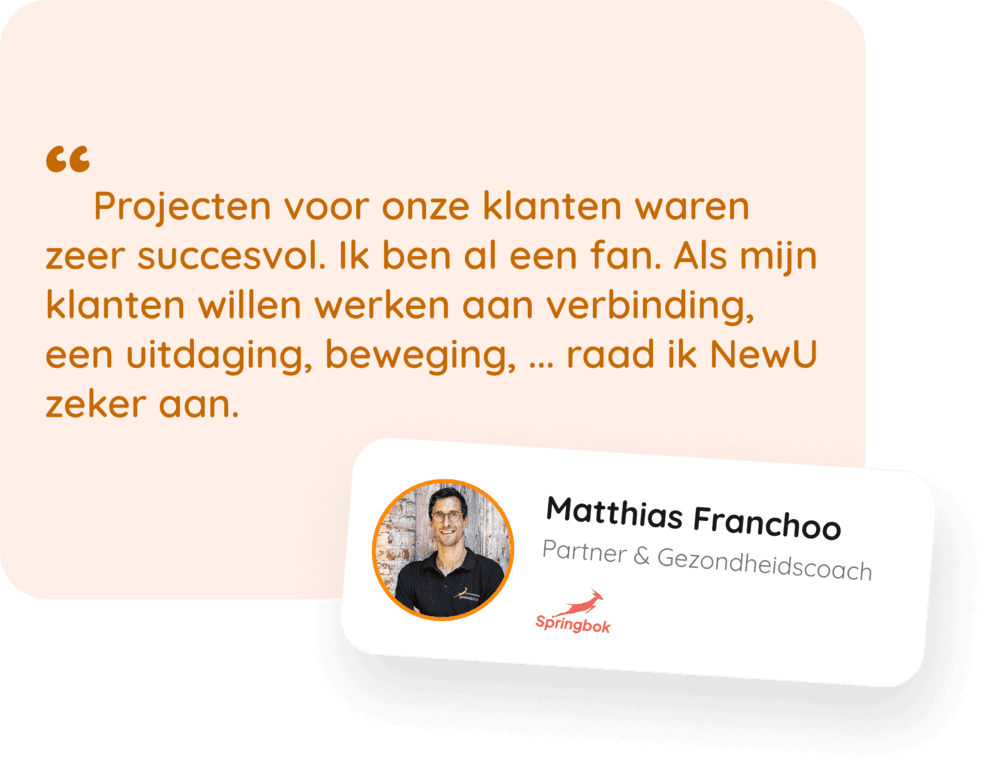 Samen zetten we de standaard in vitaliteit & verbondenheid op de werkvloer